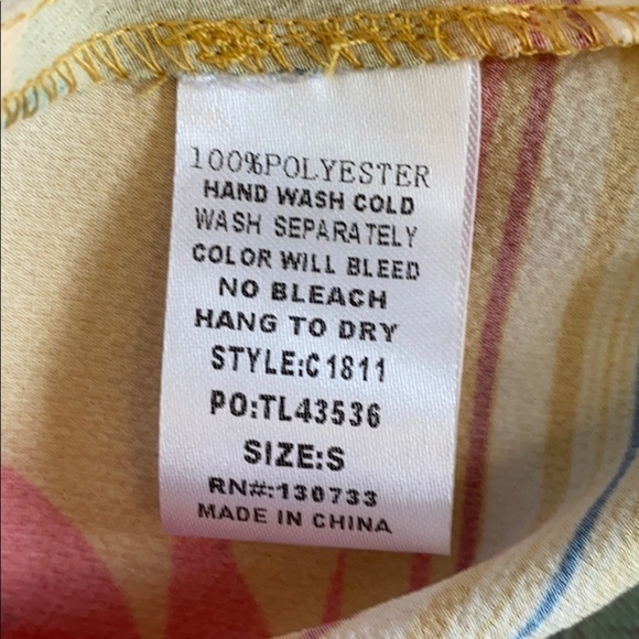 𝅺UMGEE Dress Size Small Oversized Floral Dress With Balloon Sleeves MIDI … - Picture 13 of 14